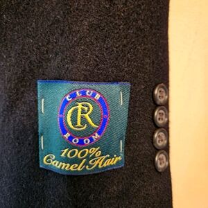 Charter Club 100% camel hair sportscoat in charcoal gray, size 41R.